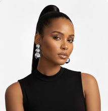 Load image into Gallery viewer, Ellipse Earrings ~ Silver