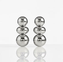 Load image into Gallery viewer, Ellipse Earrings ~ Silver
