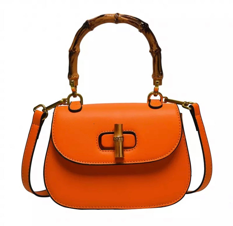 Bali Saddle Bag ~ Tangerine
